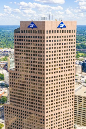 Downtown Atlanta GA Aerial View   Georgia Pacific Building 6773
